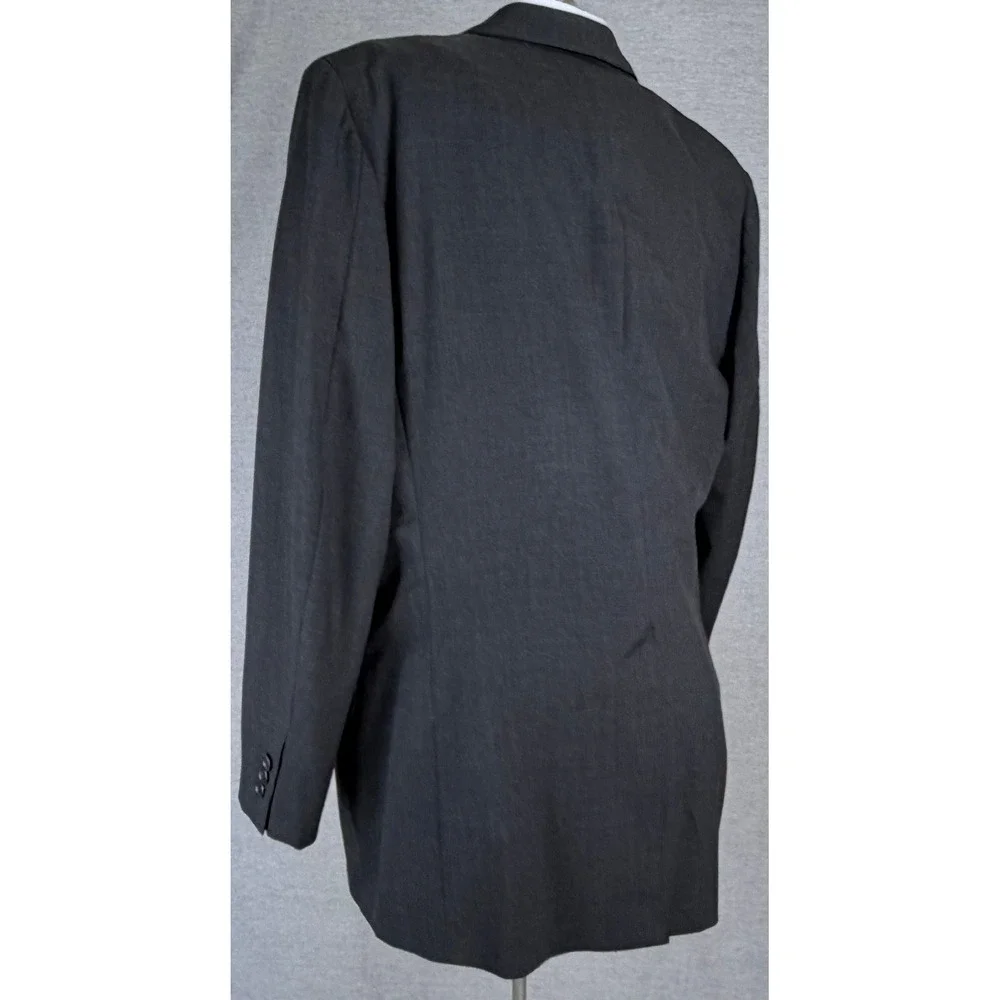 Brooks Brothers Makers Brooksease Mens Gray 100% Wool 2 Piece Suit 35x31 Vintage